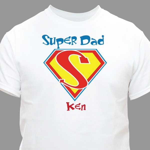Alexander Graham Bell Indføre fejl Super Dad Personalized T-Shirt