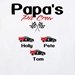 Dad's Pit Crew Racing Personalized T-Shirt - PGS36219X