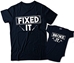 Fixed It and Broke It Matching Dad and Baby Shirts - DAL3007-3008