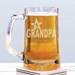 #1 Dad Personalized Glass Beer Mug - PGS228561
