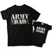 Army Dad and Army Baby Matching Dad and Baby Shirts - DAL3024-3025