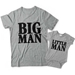 Big Man and Little Man Matching Dad and Son Shirts - DAL1207-1208