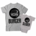 Burger and Slider Matching Father and Child Shirts - DDS1011-1012