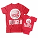 Burger and Slider Matching Father and Child Shirts - DDS1011-1012