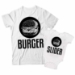Burger and Slider Matching Father and Child Shirts - DDS1011-1012