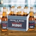 Cheers and Beers for World's Best Dad Personalized Labels and Carrier Set - PGSV1286833