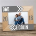 Dad & Child's Name With Year Personalized Wooden Picture Frame - PGS9127511