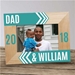 Dad & Child's Name With Year Personalized Wooden Picture Frame - PGS9127511