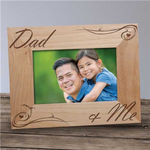 Dad & Me Wood Picture Frame 