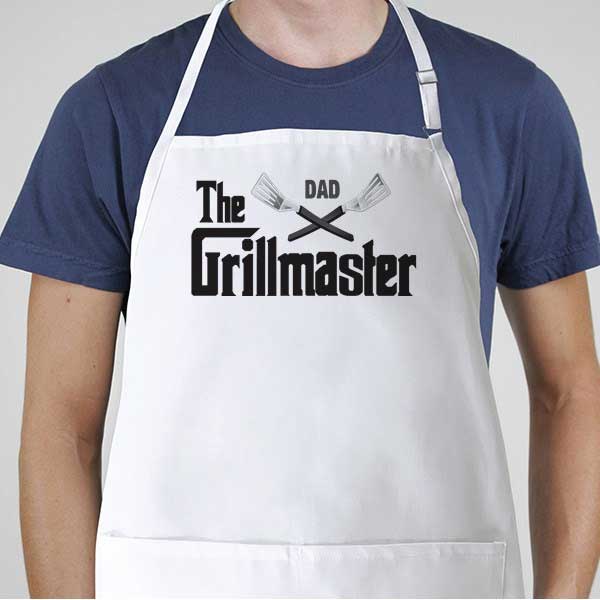 Dad The Grillmaster BBQ Apron 