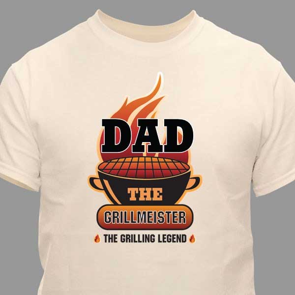 Dad The Grillmeister The Grilling Legend T-Shirt 