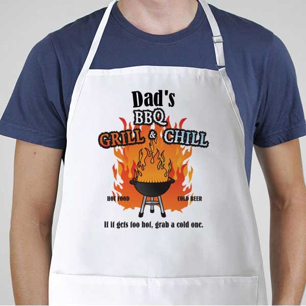 Dads BBQ Grill & Chill Apron 