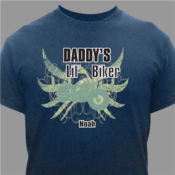 Dads Lil Bikers Peronalized T-Shirt 