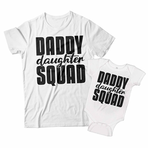 Daddy Daughter Squad Matching Dad and Daughter Shirts 