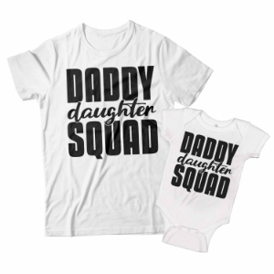 Daddy Daughter Squad Matching Dad and Daughter Shirts 