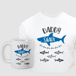 Daddy Shark Personalized Gift Set 