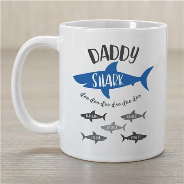 Daddy Shark Personalized Mug 