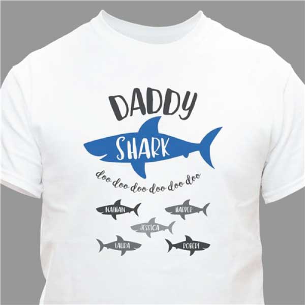 Daddy Shark Personalized T-Shirt 
