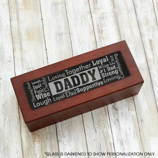 Daddy Word Art Watch Box 