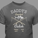 Daddy's Greatest Catch Personalized T-Shirt - PGS312955X