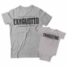 Exhausted and Exhausting Matching Dad and Baby Shirts - DDS1025-1026