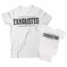 Exhausted and Exhausting Matching Dad and Baby Shirts - DDS1025-1026