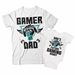 Gamer Dad and Dad's Future Gaming Buddy Matching Dad and Baby Shirts - DDS1029-1030