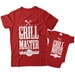 Grill Master and Grill Novice Matching Dad and Child Shirts - DAL2081-2082