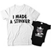 I Made A Stinker and Little Stinker Matching Dad and Child Shirts - DAL2083-2084