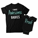 I Make Awesome Babies and Proof Matching Dad and Baby Shirts - DDS1035-1036
