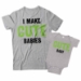 I Make Cute Babies and Cute Baby Matching Dad and Baby Shirts - DDS1037-1038