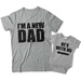 I'm A New Dad and He's With Me Matching Dad and Child Shirts - DAL2072-2073