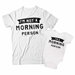 I'm Not a Morning Person and I'm a Morning Person Matching Father and Baby Shirts - DDS1031-1032