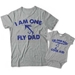 I'm One Fly Dad and I'm One Reel Cool Kid Matching Dad and Child Shirts - DAL2074-2075
