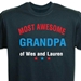 Most Awesome Dad Personalized T-Shirt - PGS34267X