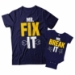 Mr Fix It and Mr Break It Matching Dad and Son Shirts - DDS1041-1042