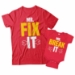 Mr Fix It and Mr Break It Matching Dad and Son Shirts - DDS1041-1042