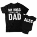 My Boss Calls Me Dad and Boss Matching Father and Child Shirts - DDS1043-1044