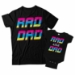 Rad Dad and Rad Like Dad Matching Father and Child Shirts - DDS1045-1046