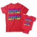Rad Dad and Rad Like Dad Matching Father and Child Shirts - DDS1045-1046