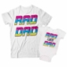 Rad Dad and Rad Like Dad Matching Father and Child Shirts - DDS1045-1046