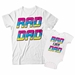 Rad Dad and Rad Like Dad Matching Father and Child Shirts - DDS1045-1046