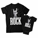 Rock and Roll Matching Dad and Child Shirts - DDS1047-1048