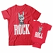 Rock and Roll Matching Dad and Child Shirts - DDS1047-1048