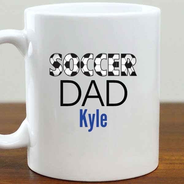 Soccer Dad Personalized Ceramic Mug 