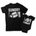 Sunday Funday Football Matching Father and Son Shirts - DDS1049-1050