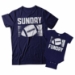 Sunday Funday Football Matching Father and Son Shirts - DDS1049-1050