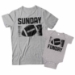 Sunday Funday Football Matching Father and Son Shirts - DDS1049-1050