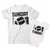 Sunday Funday Football Matching Father and Son Shirts - DDS1049-1050