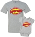 Super Dad and Sidekick Matching Dad and Child Shirts - DAL1558-1559
